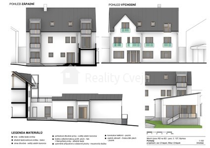 Developerský projekt bytového domu se 6 bytovými jednotkami se stavebním povolením. - Fotka 7